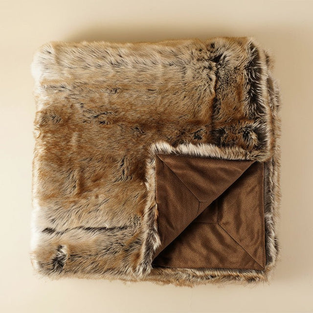Warm Haven Faux Fur Blanket blanket - Palatium Lux
