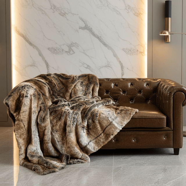 Warm Haven Faux Fur Blanket blanket - Palatium Lux