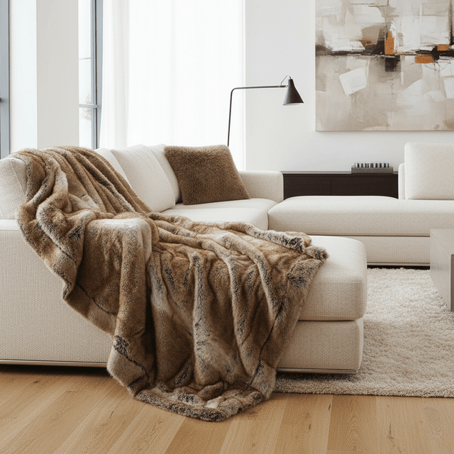 Warm Haven Faux Fur Blanket blanket - Palatium Lux