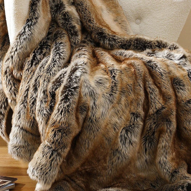 Warm Haven Faux Fur Blanket blanket - Palatium Lux