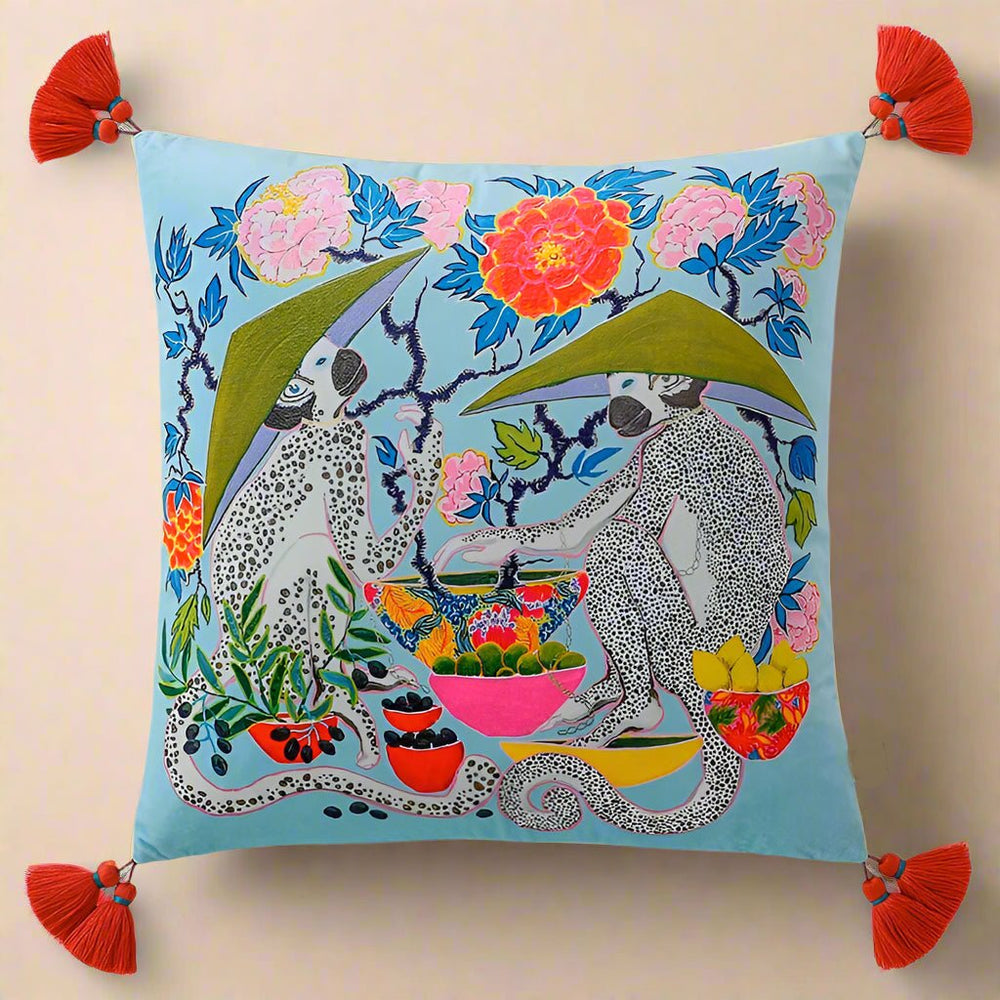 Whimsy Wonderland Velvet Pillow Covers pillow covers - Palatium Lux