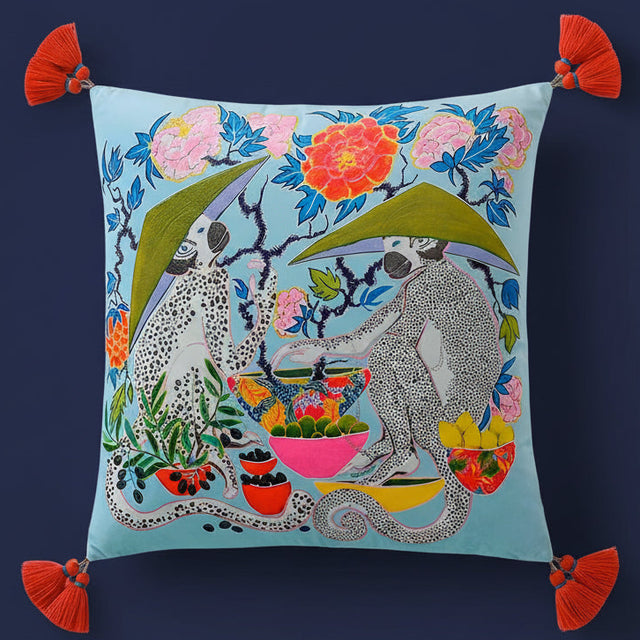 Whimsy Wonderland Velvet Pillow Covers pillow covers - Palatium Lux