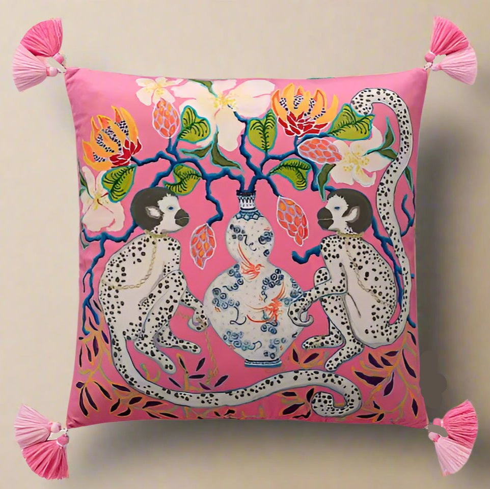 Whimsy Wonderland Velvet Pillow Covers pillow covers - Palatium Lux
