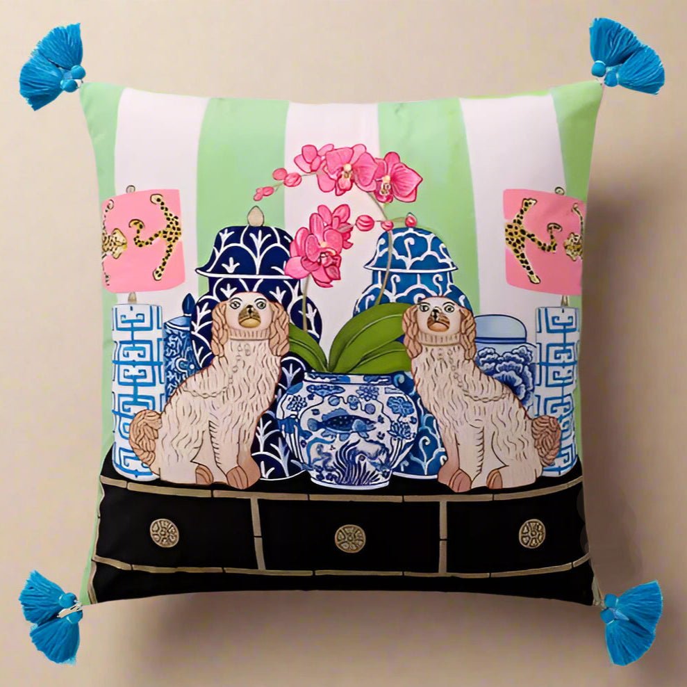 Whimsy Wonderland Velvet Pillow Covers pillow covers - Palatium Lux