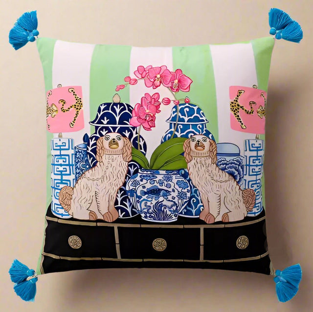 Whimsy Wonderland Velvet Pillow Covers pillow covers - Palatium Lux