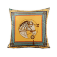 Yellow Horse Velvet Pillow Cover pillow covers - Palatium Lux