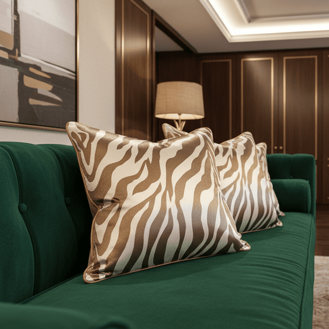 Zebra Lavish Pillow Covers Pillow Cover - Palatium Lux