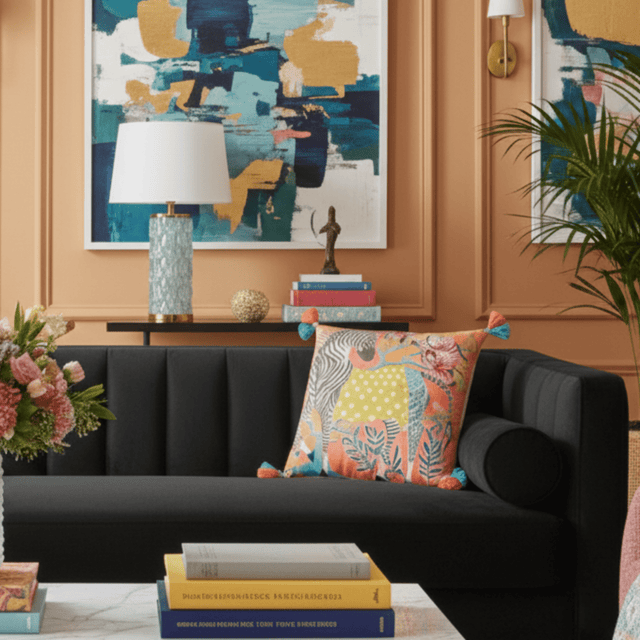 Zesty Orange Zebra Pillow Cover pillow covers - Palatium Lux