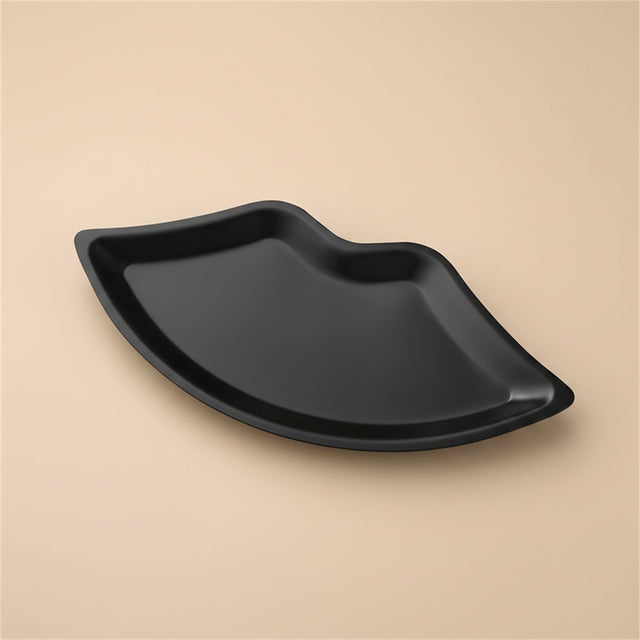 Lucious Lips Stainless Steel Tray Black tray - Palatium Lux