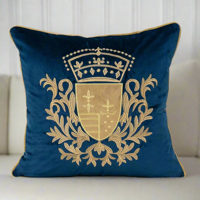 Royal Luxury Embroidery Velvet Pillow Cover pillow covers - Palatium Lux