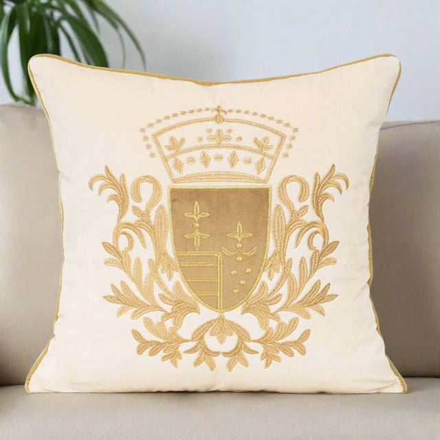 Royal Luxury Embroidery Velvet Pillow Cover pillow covers - Palatium Lux