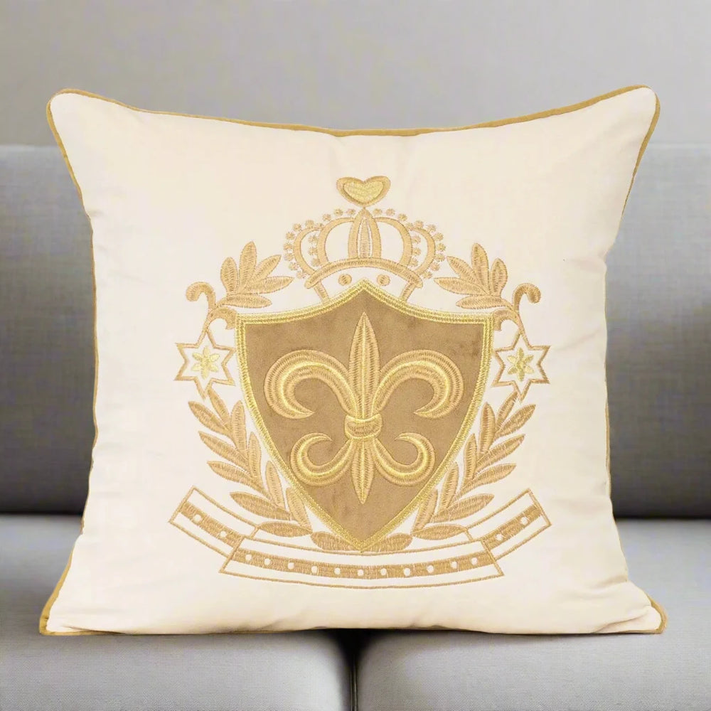 Royal Luxury Embroidery Velvet Pillow Cover pillow covers - Palatium Lux