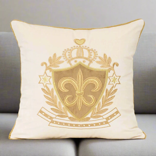 Royal Luxury Embroidery Velvet Pillow Cover pillow covers - Palatium Lux