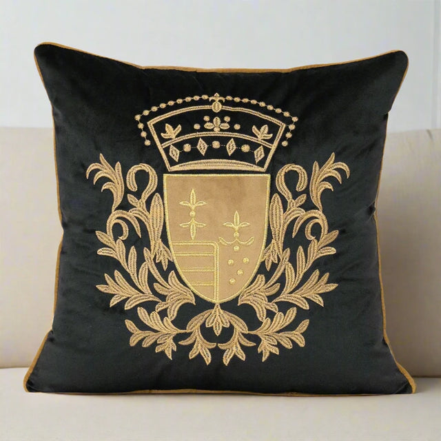 Royal Luxury Embroidery Velvet Pillow Cover pillow covers - Palatium Lux