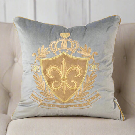 Royal Luxury Embroidery Velvet Pillow Cover pillow covers - Palatium Lux