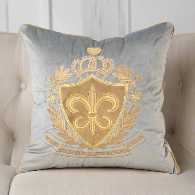 Royal Luxury Embroidery Velvet Pillow Cover pillow covers - Palatium Lux