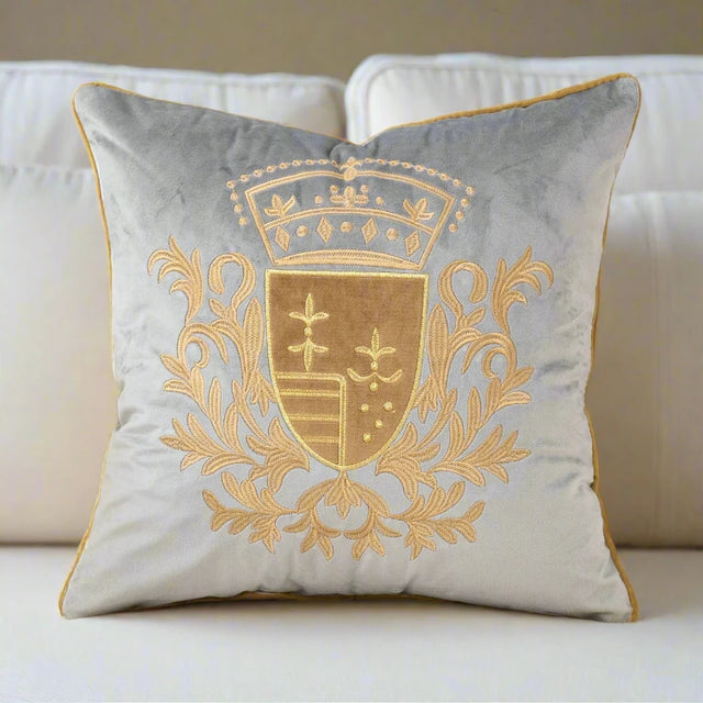 Royal Luxury Embroidery Velvet Pillow Cover pillow covers - Palatium Lux