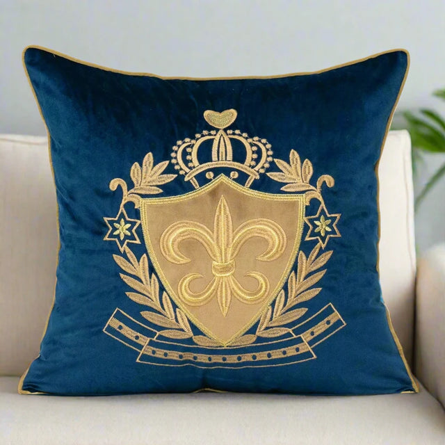 Royal Luxury Embroidery Velvet Pillow Cover pillow covers - Palatium Lux