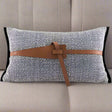 The Small Leather Belt Pillow Cover pillow covers - Palatium Lux