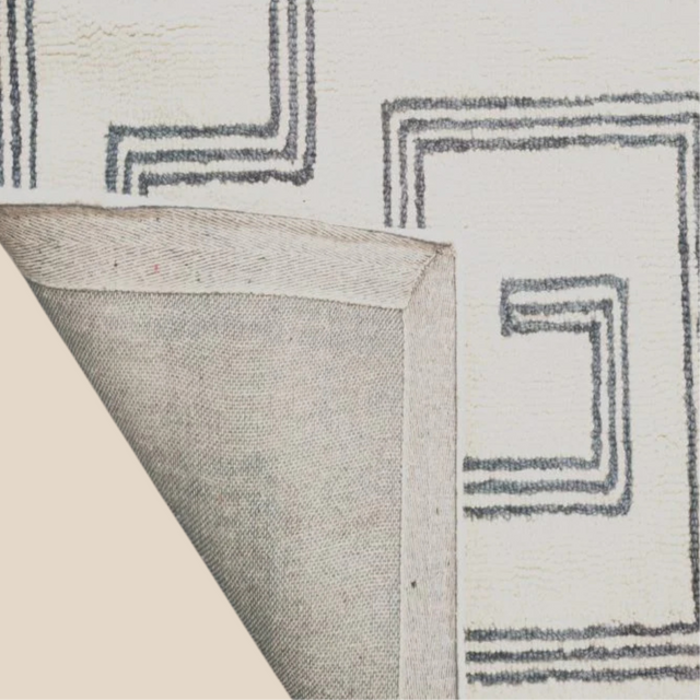 Forma Linea Hand Tufted Wool Rug - 5 x 7