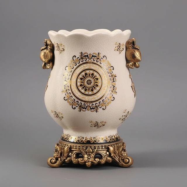 Medici Ceramic Porcelain Vase