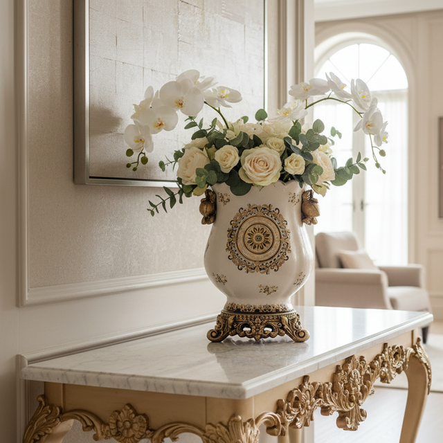 Medici Ceramic Porcelain Vase