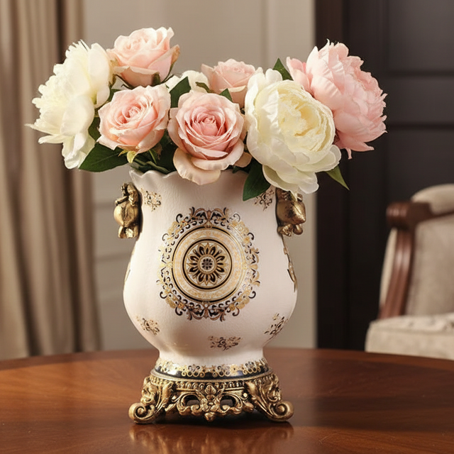 Medici Ceramic Porcelain Vase