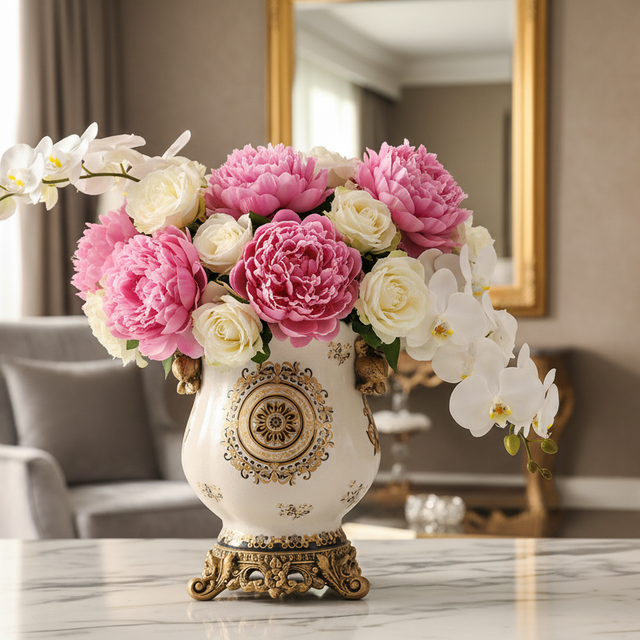 Medici Ceramic Porcelain Vase