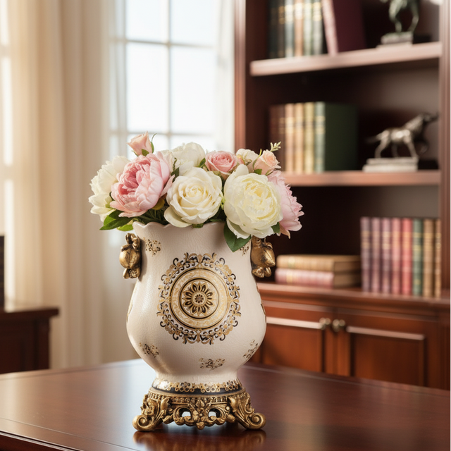 Medici Ceramic Porcelain Vase