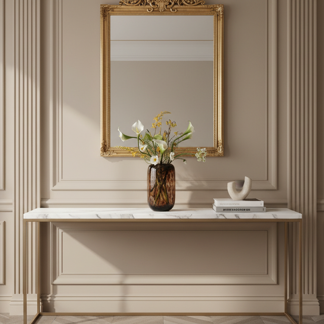 Florentine Amber Glass Vase