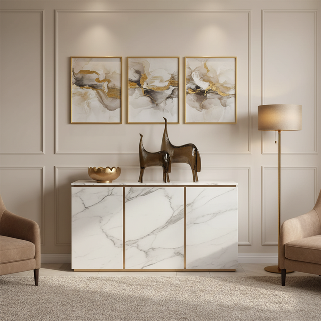 Mirage Modern Horse Statues (Set of 2)