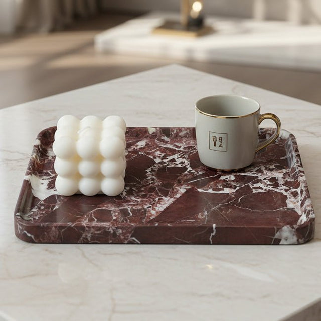 Amaranthe Marble Tray - Palatium Lux