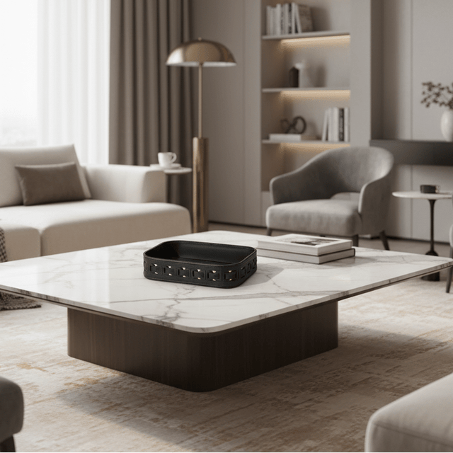 Amaya Leather Vanity Tray tray - Palatium Lux