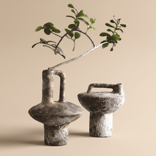 Ancient Vessel Antique Ceramic Vase - Palatium Lux