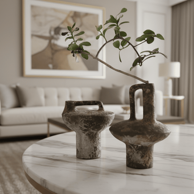 Ancient Vessel Antique Ceramic Vase - Palatium Lux