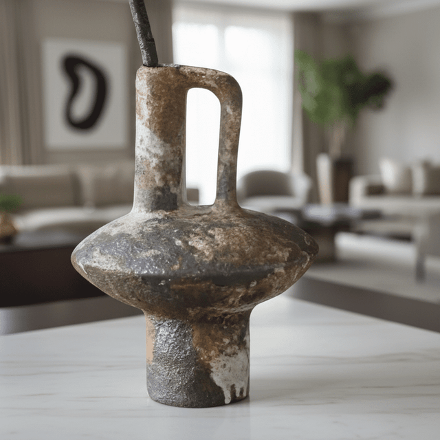 Ancient Vessel Antique Ceramic Vase - Palatium Lux