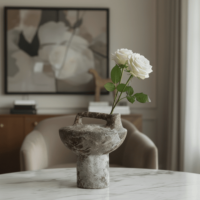 Ancient Vessel Antique Ceramic Vase - Palatium Lux