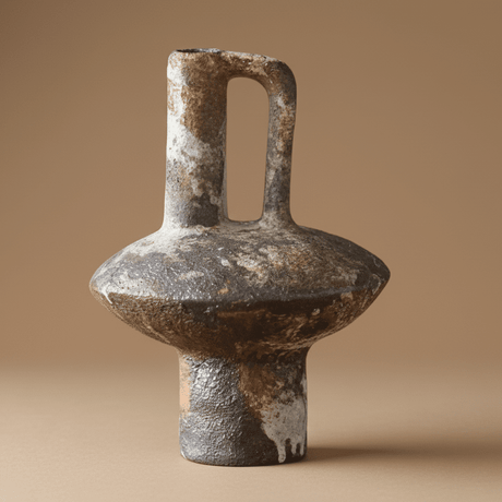 Ancient Vessel Antique Ceramic Vase - Palatium Lux