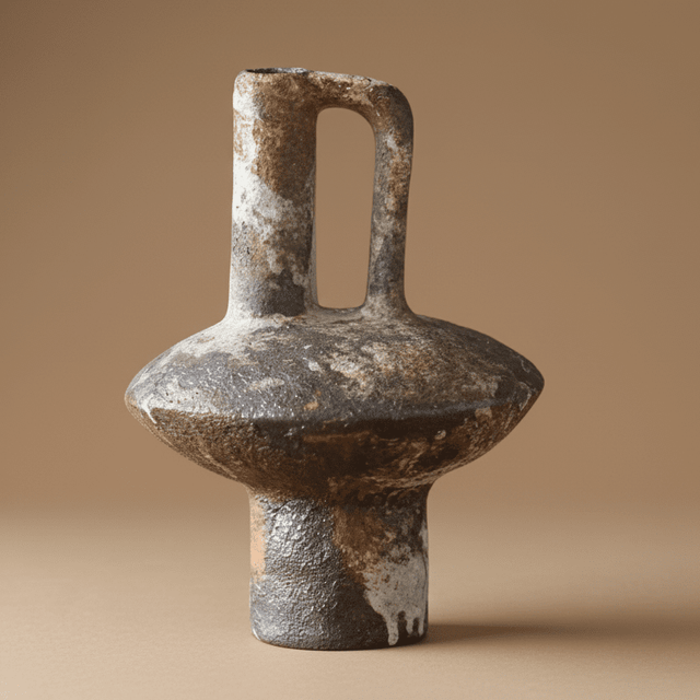 Ancient Vessel Antique Ceramic Vase - Palatium Lux