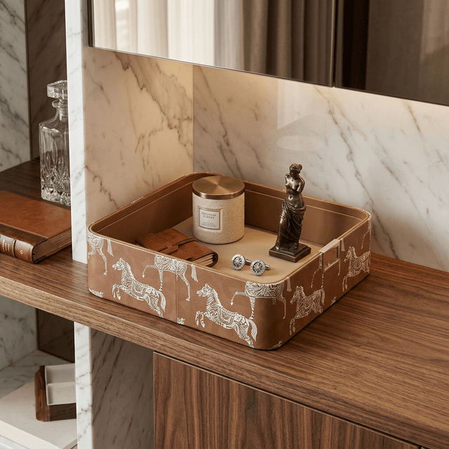 Arabian Royale Storage Box Organizer leather - Palatium Lux