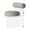 Aurora Mirage Stool - Whisper Gray - Palatium Lux