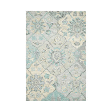 Azul Claro Hand Tufted Wool Rug - 5 x 8 Rugs - Palatium Lux