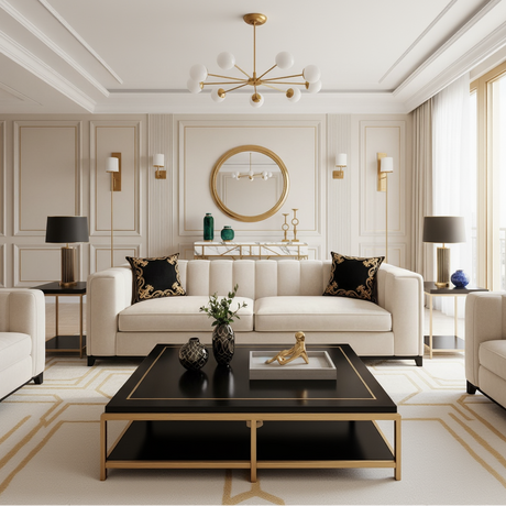 Baroque Embroidered Pillow Cover