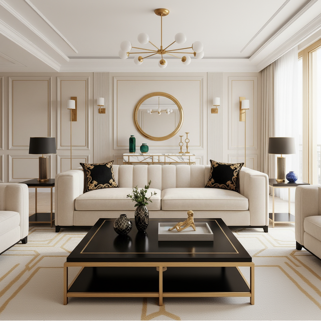 Baroque Embroidered Pillow Cover