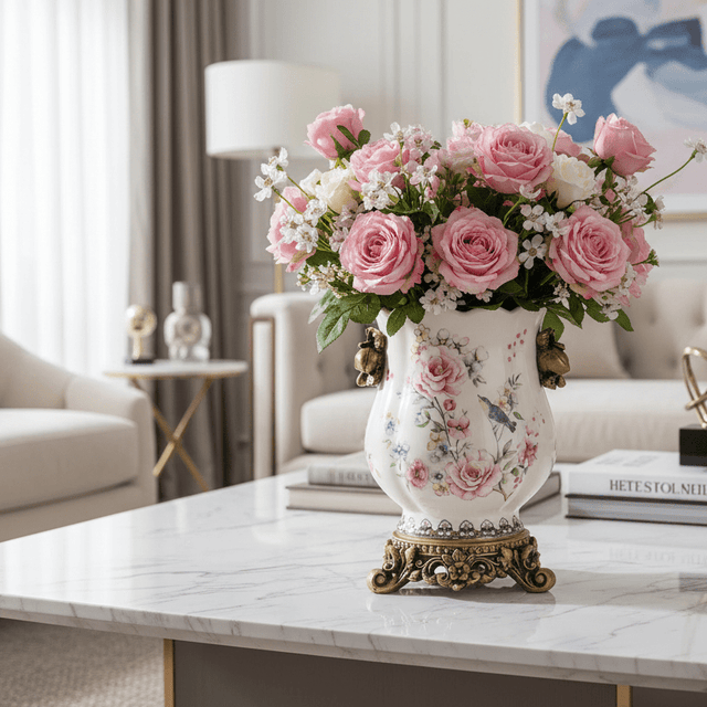 Bellora Ceramic Porcelain Vase Vase - Palatium Lux