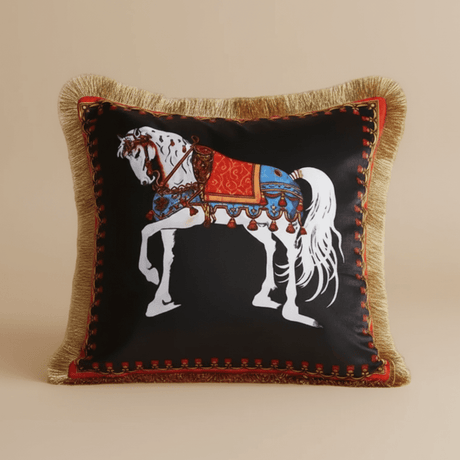 Black Velvet Cavalier Pillow Cover pillow covers - Palatium Lux