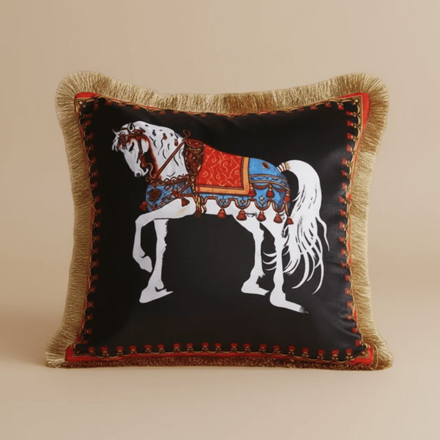 Black Velvet Cavalier Pillow Cover pillow covers - Palatium Lux