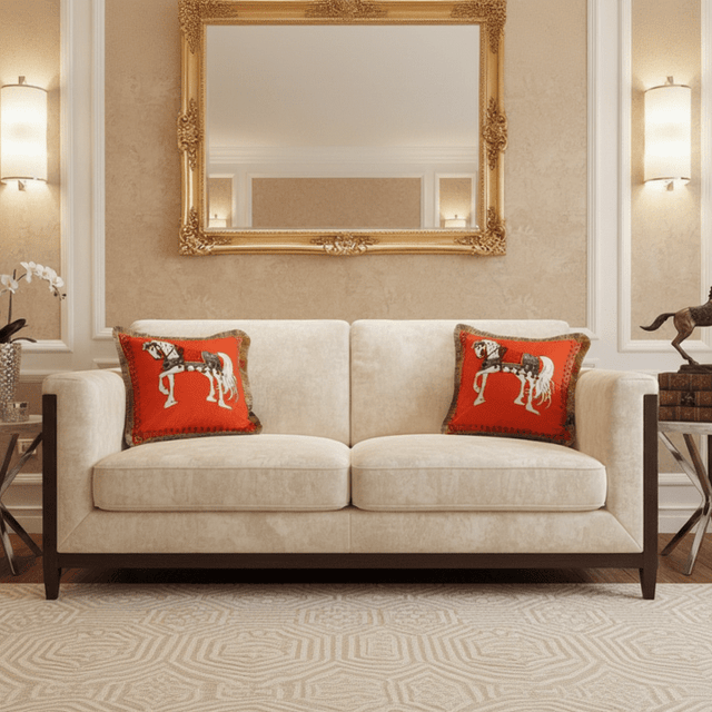 Black Velvet Cavalier Pillow Cover pillow covers - Palatium Lux