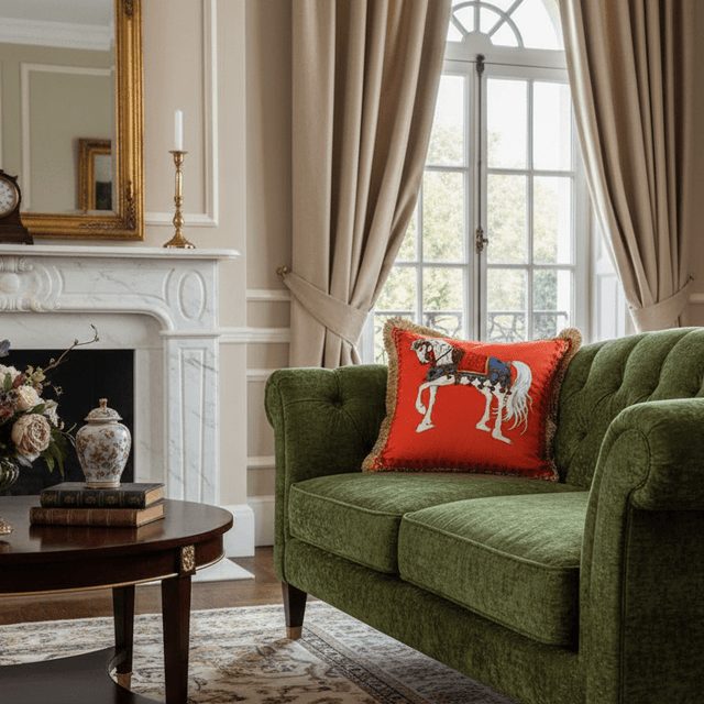 Black Velvet Cavalier Pillow Cover pillow covers - Palatium Lux