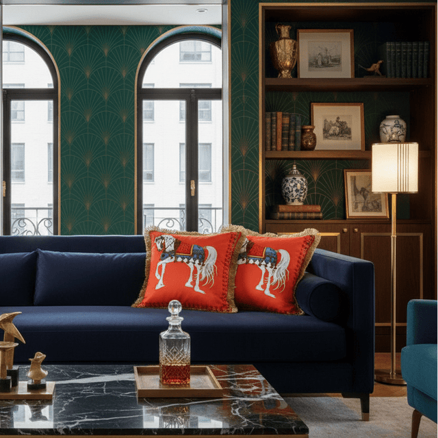 Black Velvet Cavalier Pillow Cover pillow covers - Palatium Lux